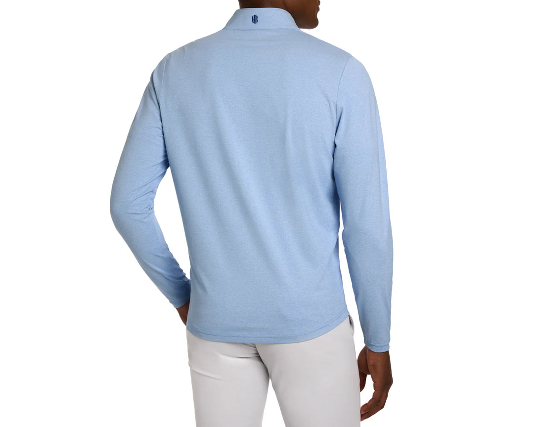The Bell Quarter-Zip - Heathered Vista Blue