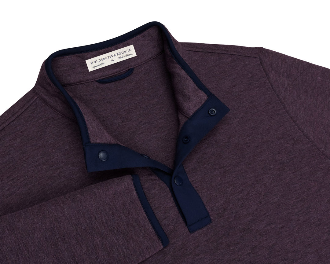 The Sullivan Quarter-Snap - Heathered Sonoma