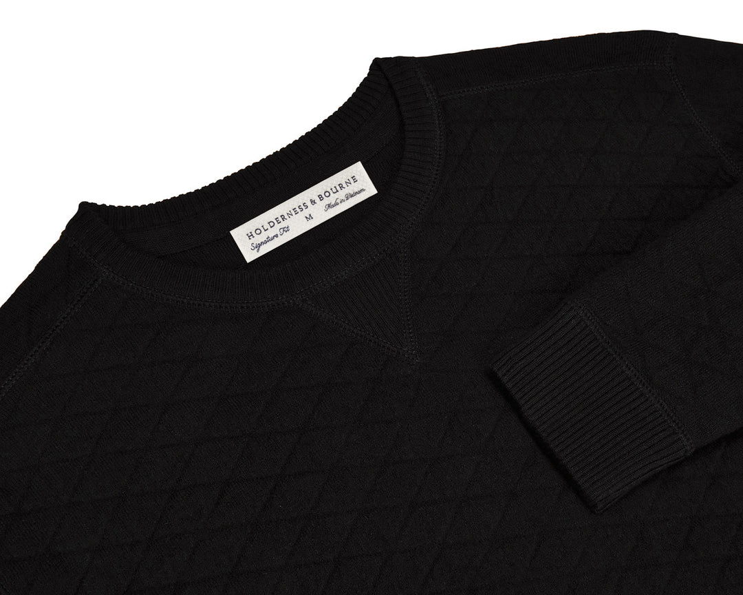 The Ward Crewneck Sweater - Black