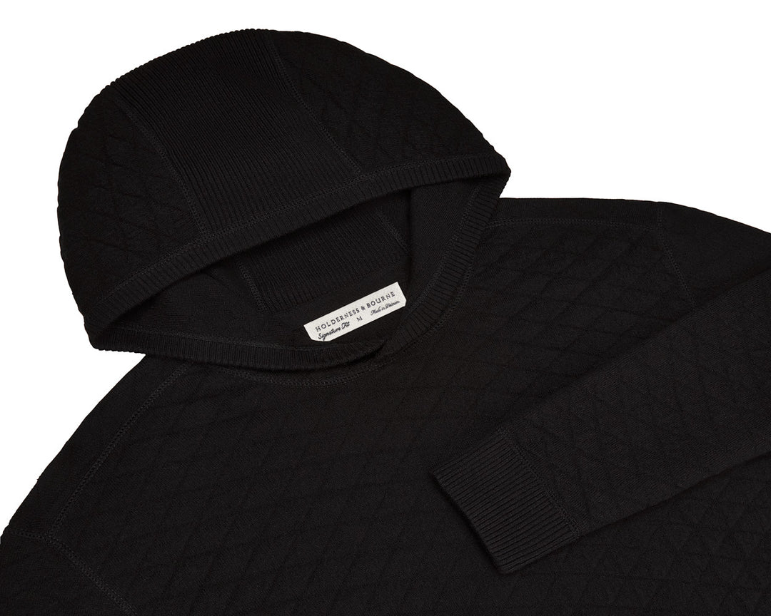 The Wallace Hoodie Sweater - Black