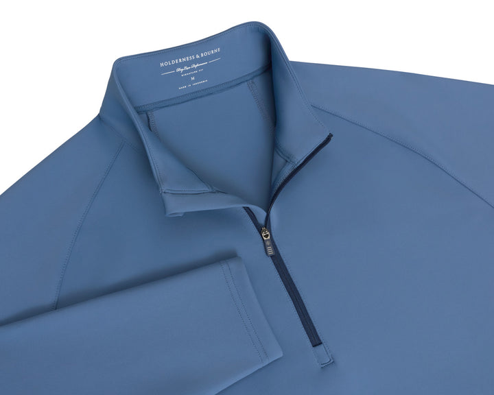 The Rodgers Quarter-Zip - Pacific Blue