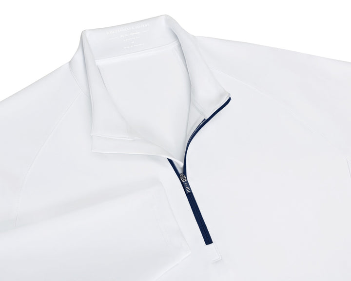 The Rodgers Quarter-Zip - White