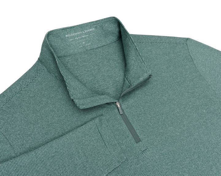 The Royce Quarter-Zip - Heathered California Spruce