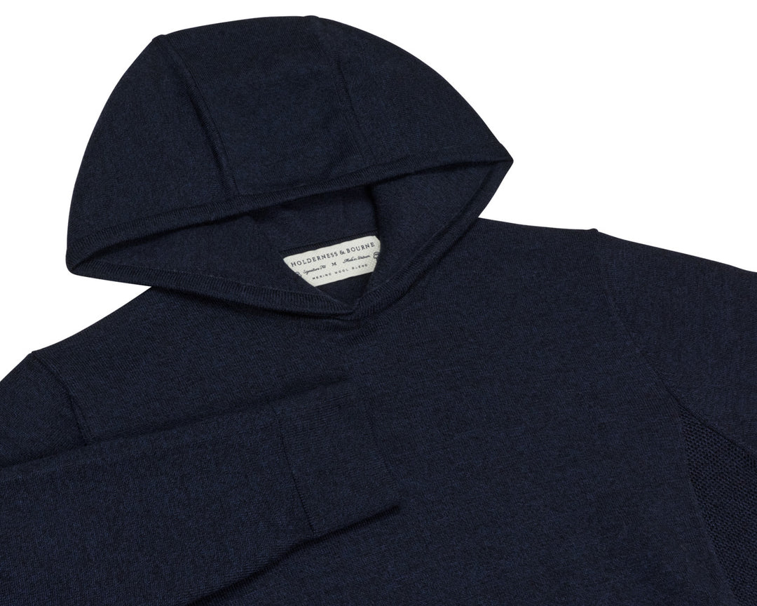 The Fletcher Hoodie Sweater - Heathered Navy