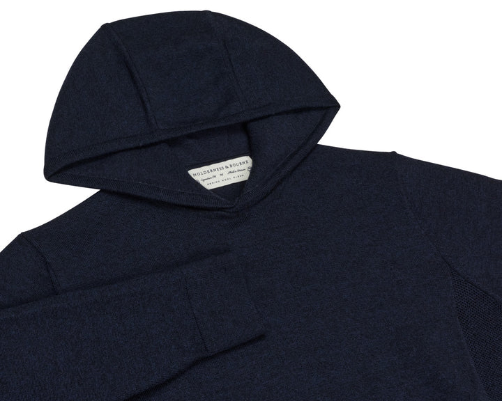 The Fletcher Hoodie Sweater - Heathered Navy