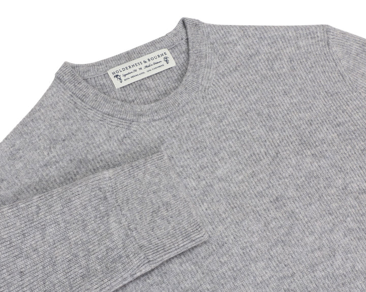 The Barrett Crewneck Sweater - Heathered Gray