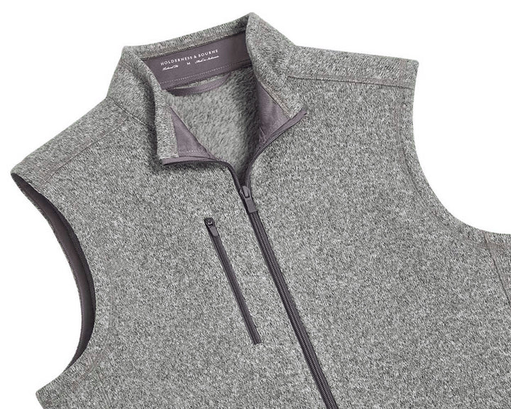 The Ashby Vest - Heathered Gray