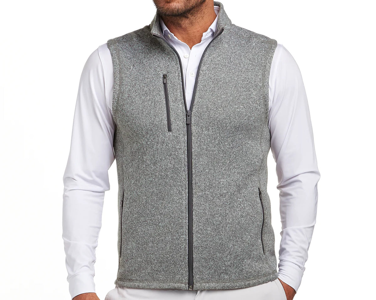 The Ashby Vest - Heathered Gray