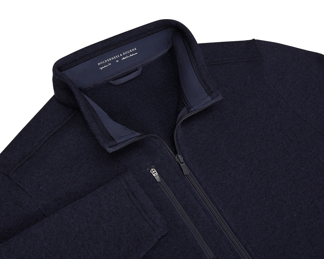 The Ashby Jacket - Heathered Dark Navy