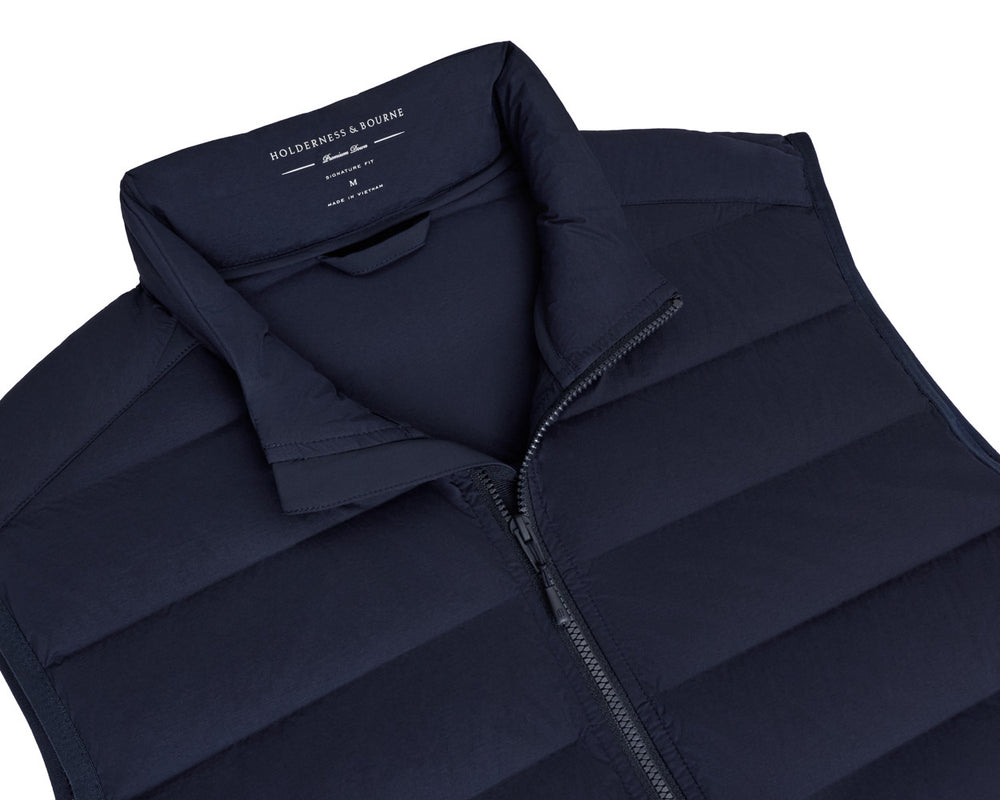 The Wells Vest - Dark Navy