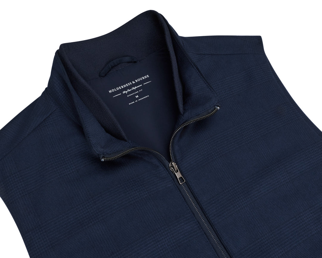 The Sterling Vest - Heathered Dark Navy