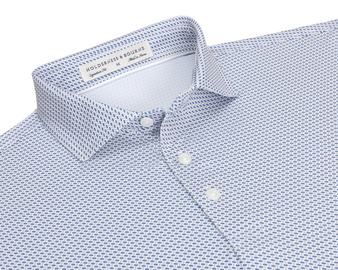 The Norman Shirt - Dune &amp; Pacific Blue