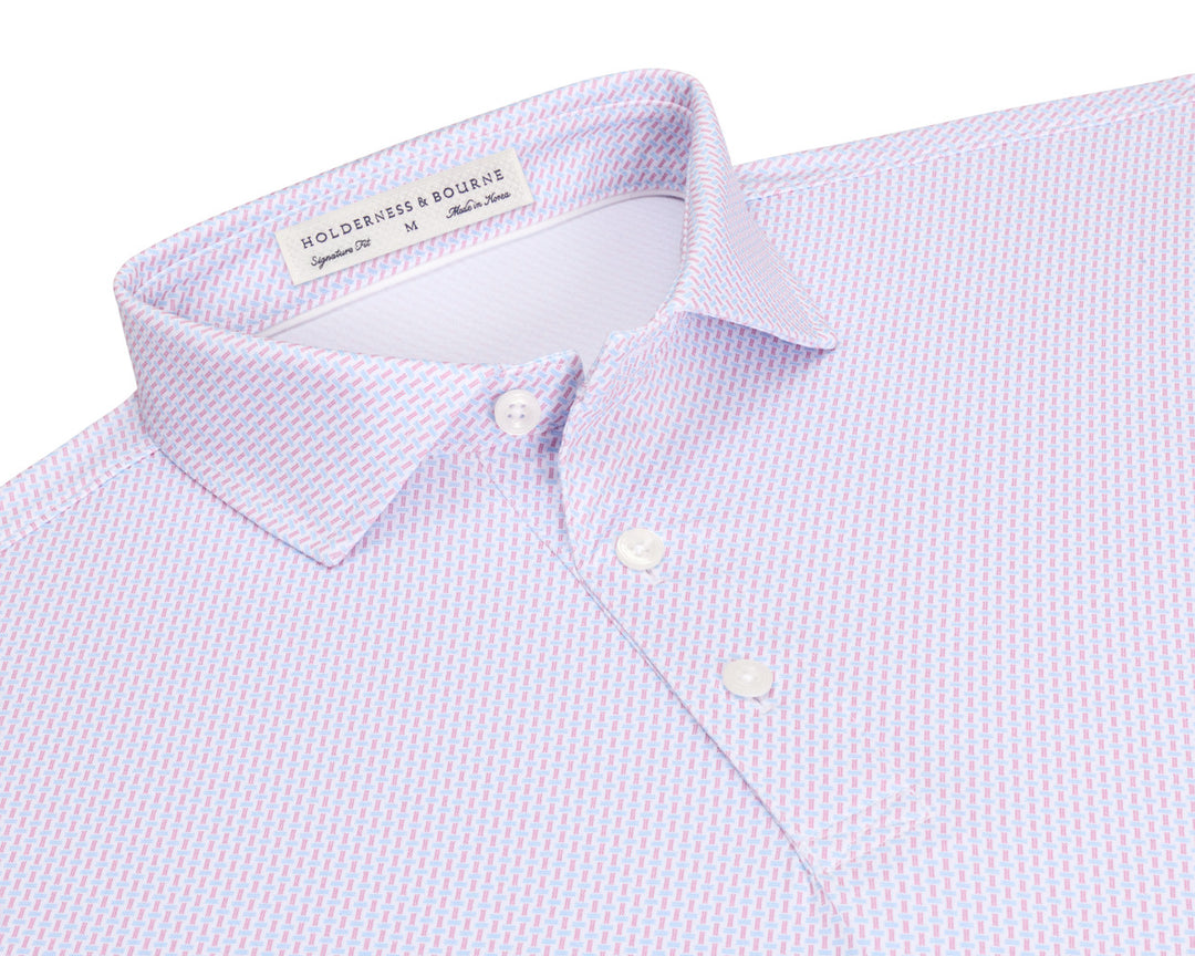 The Norman Shirt - Faded Mauve &amp; Vista Blue