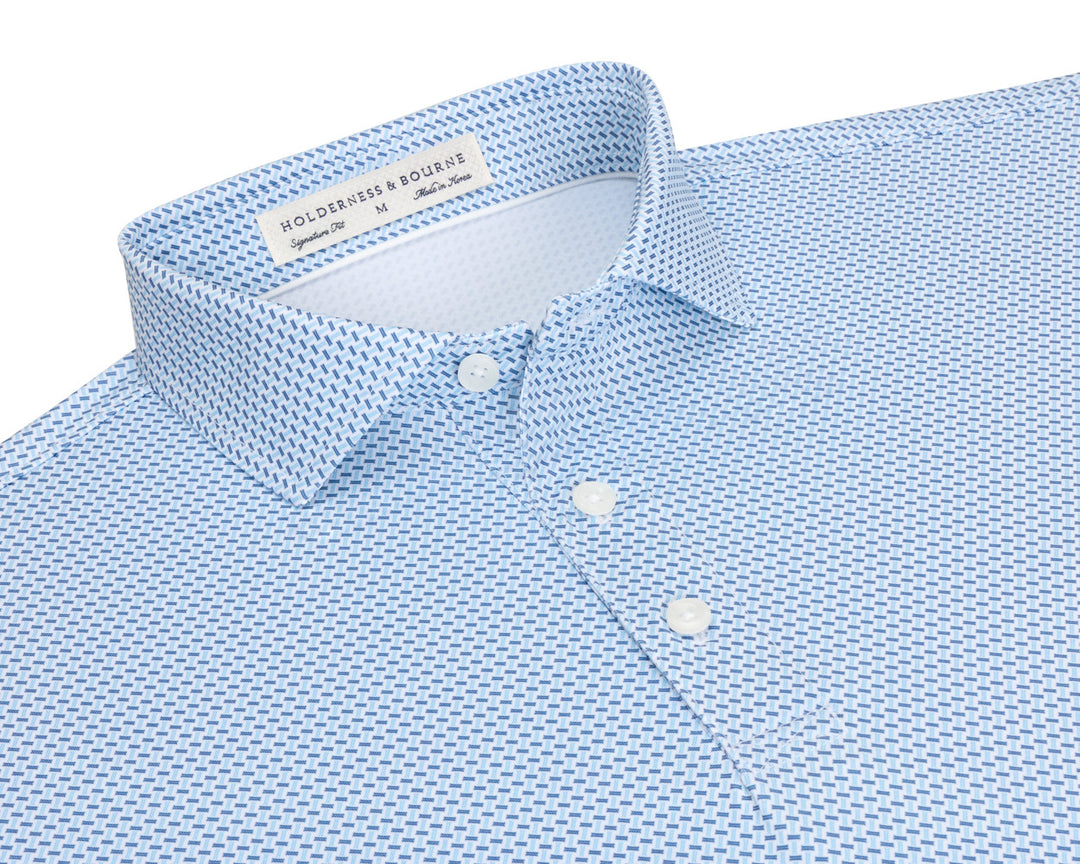 The Norman Shirt - Vista Blue &amp; Pacific Blue