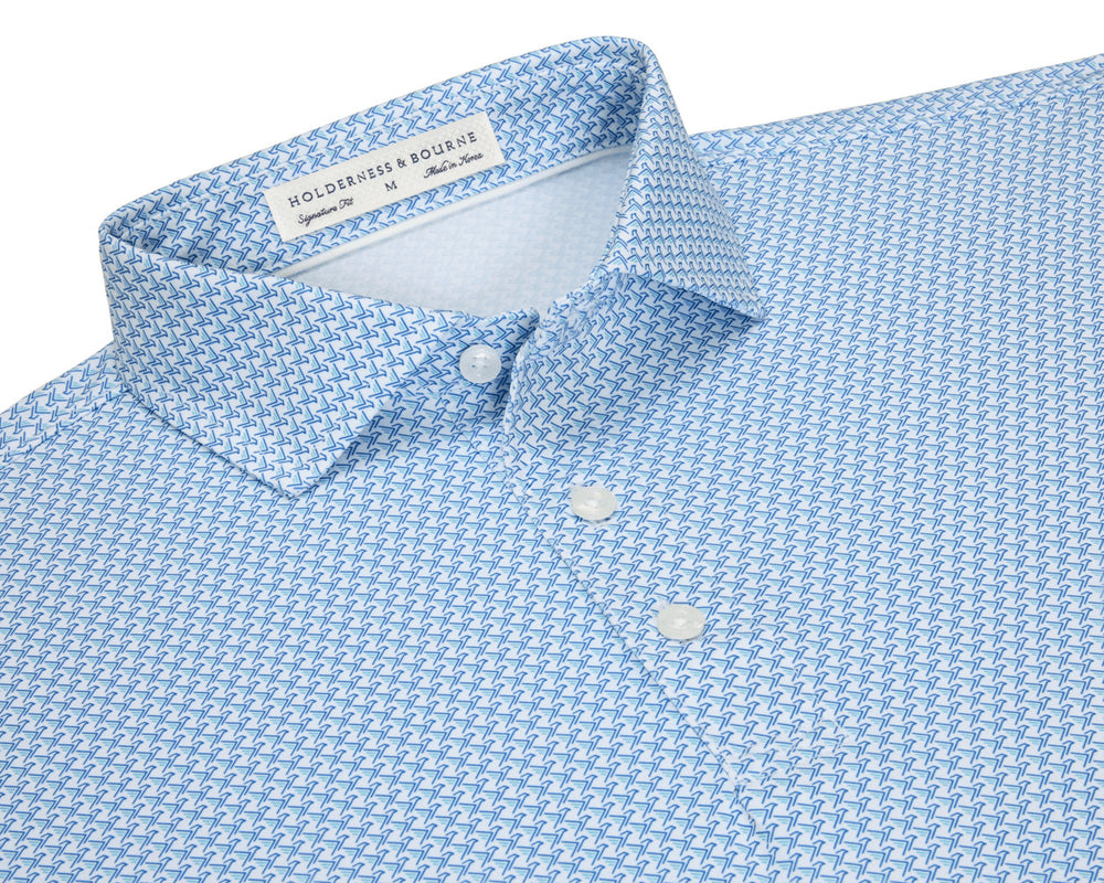The Justice Shirt - Harbor & Maidstone Blue