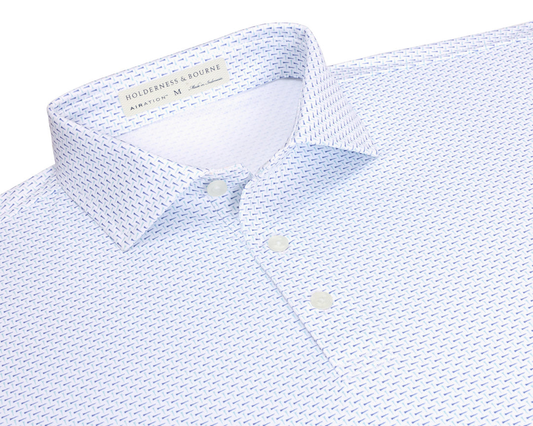 The Cromwell Shirt - Cascade Green & Pacific Blue