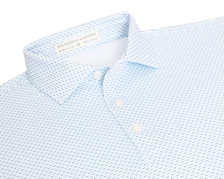 The Cromwell Shirt - Vista Blue &amp; Pacific Blue