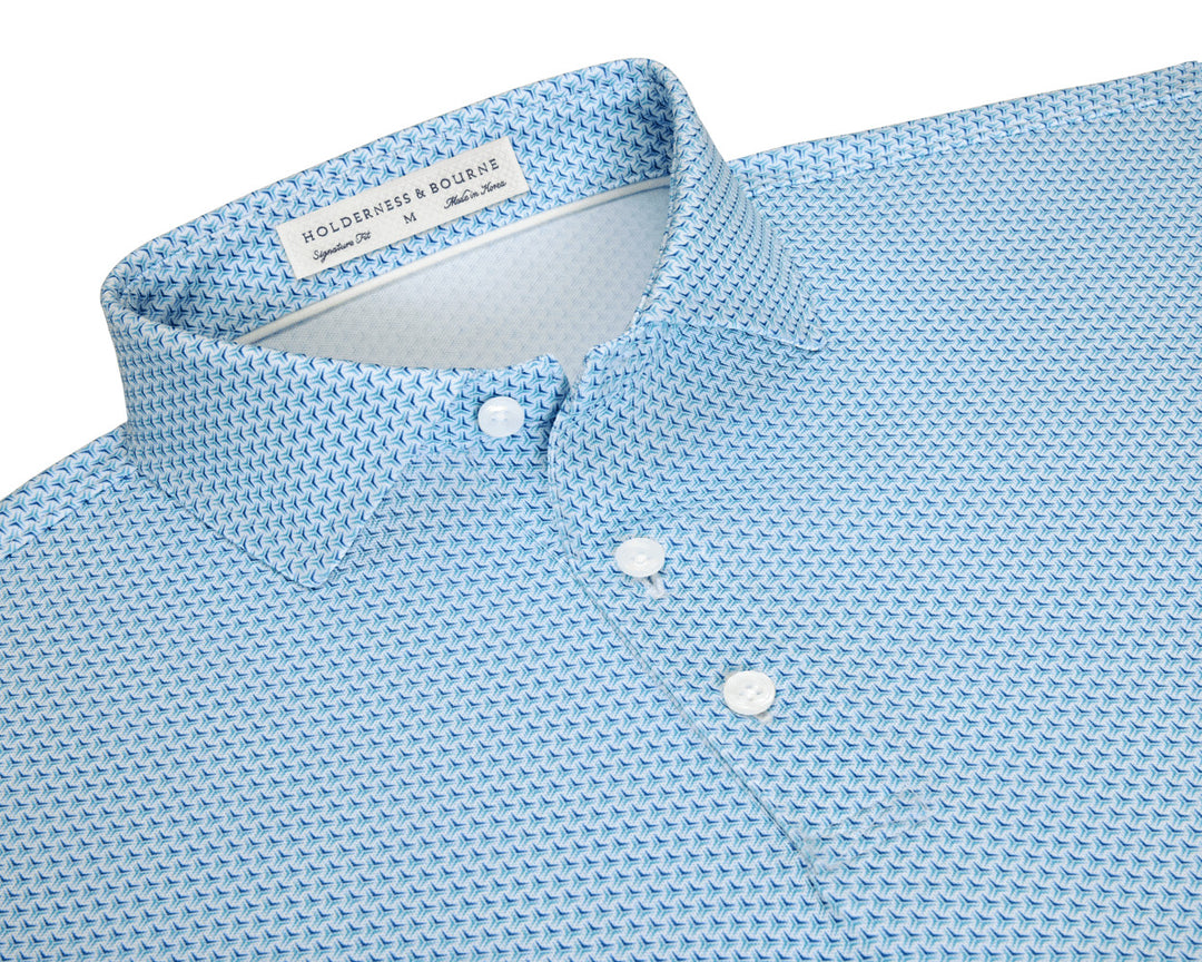 The Lennox Shirt - Harbor & Maidstone Blue