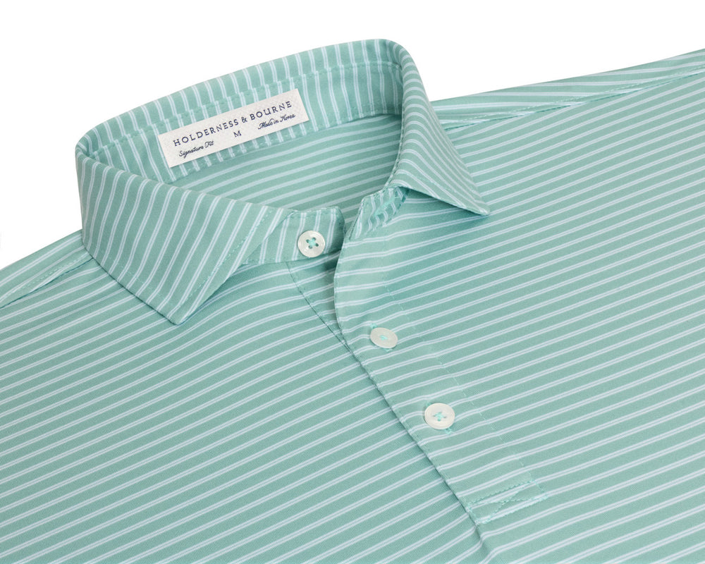 The Dover Shirt - Cascade Green & White