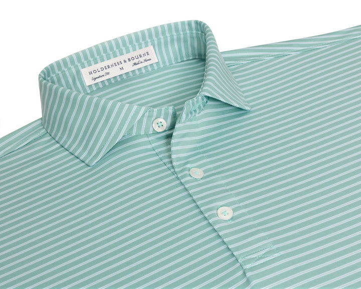 The Dover Shirt - Cascade Green &amp; White