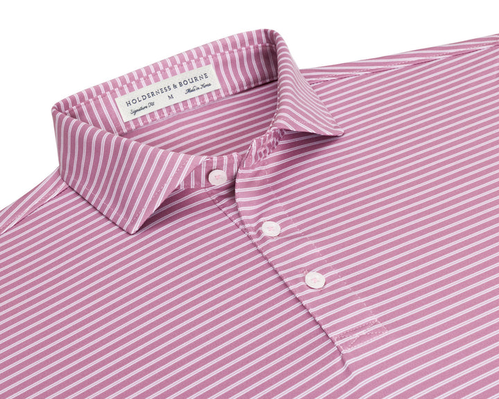 The Dover Shirt - Faded Mauve &amp; White