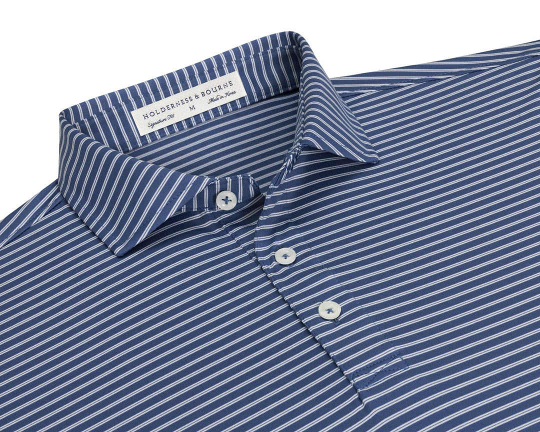 The Dover Shirt - Pacific Blue &amp; White