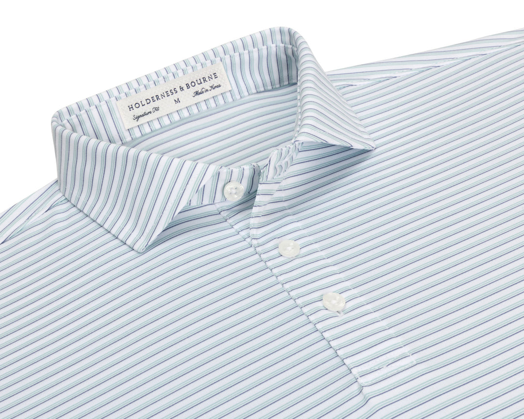 The Latham Shirt - Cascade Green & Pacific Blue