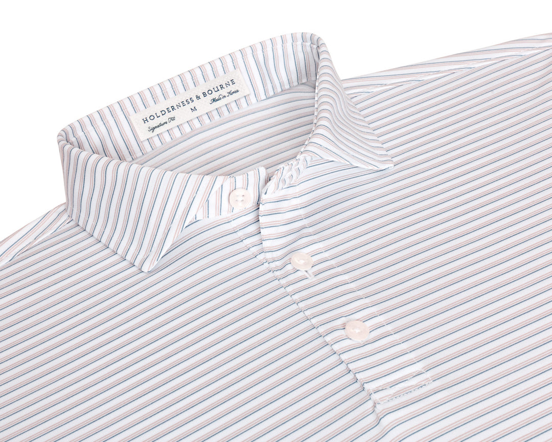 The Latham Shirt - Dune &amp; Pacific Blue