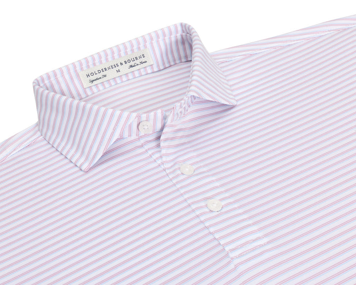 The Latham Shirt - Faded Mauve &amp; Vista Blue
