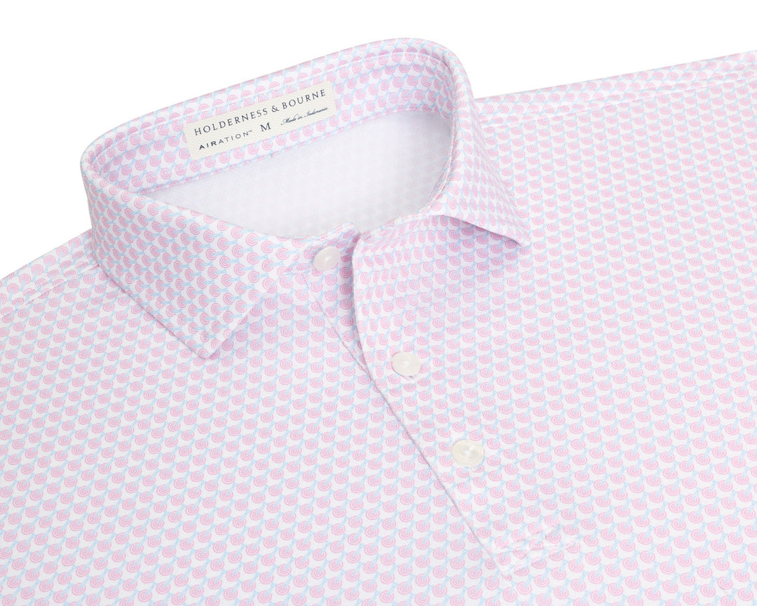 The Meade Shirt - Faded Mauve & Vista Blue