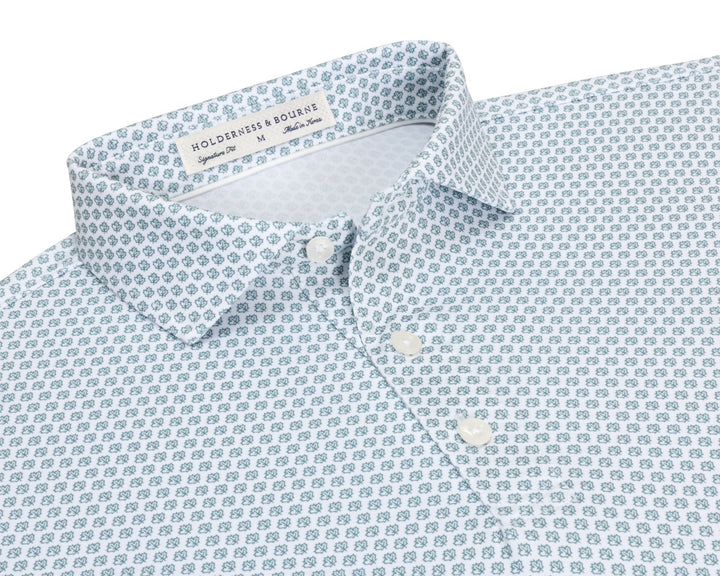 The Lafayette Shirt - White &amp; California Spruce