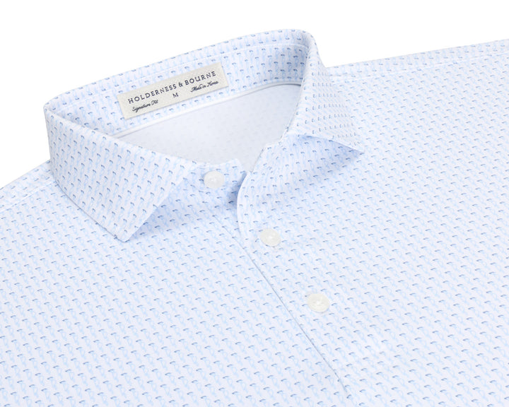 The Sprague Shirt - Vista Blue &amp; Pacific Blue