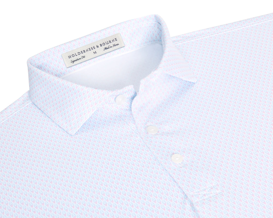 The Portland Shirt - Vista Blue & Faded Mauve