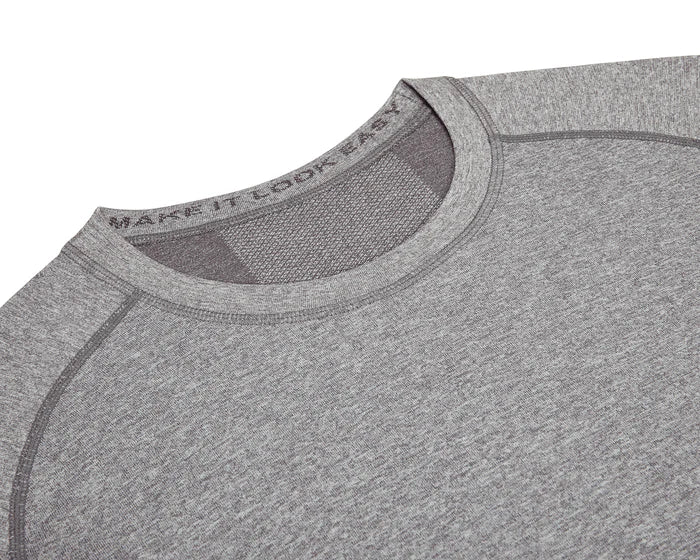 The Pickett Performance T-Shirt - Heathered Cypress