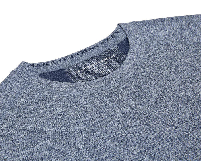 The Pickett Performance T-Shirt - Heathered Navy