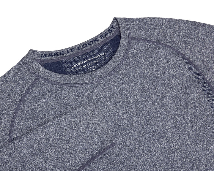 The Carr T-Shirt - Heathered Navy