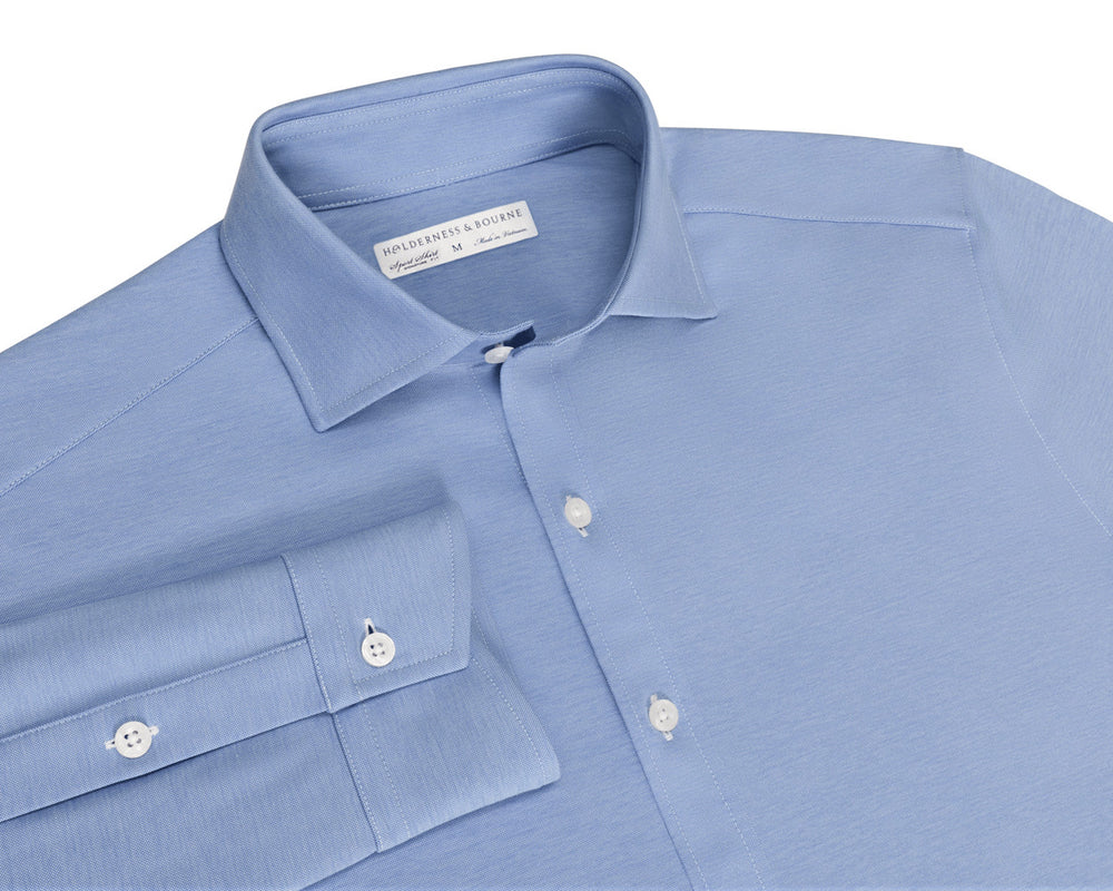 The Cullinane Shirt - Heathered Maidstone Blue