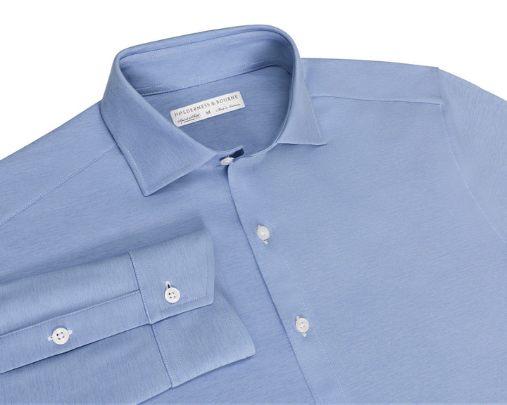 The Cullinane Shirt - Heathered Maidstone Blue