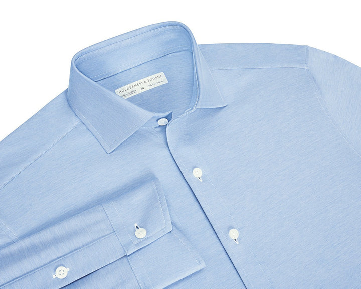 The Cullinane Shirt - Heathered Vista Blue