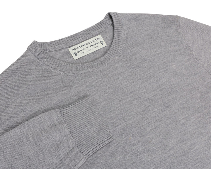 The Shelton Crewneck Sweater - Heathered Gray