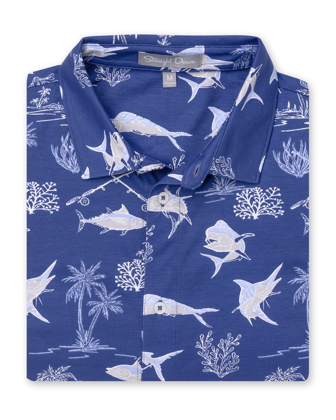 Islamorada Full Button Polo - Skipper