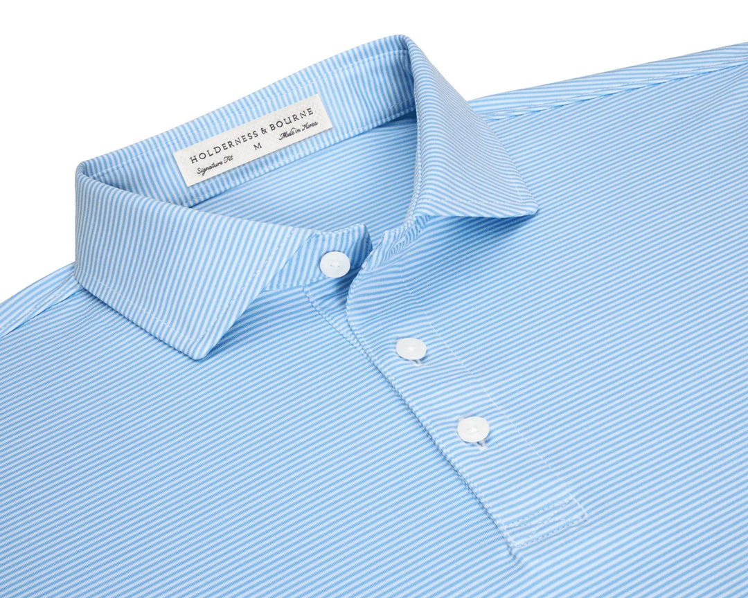 The Perkins Shirt - Vista Blue &amp; White