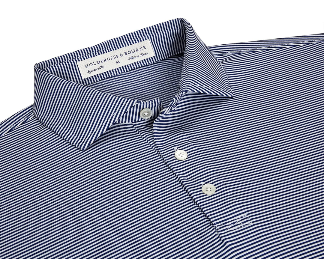 The Perkins Shirt - Navy &amp; White