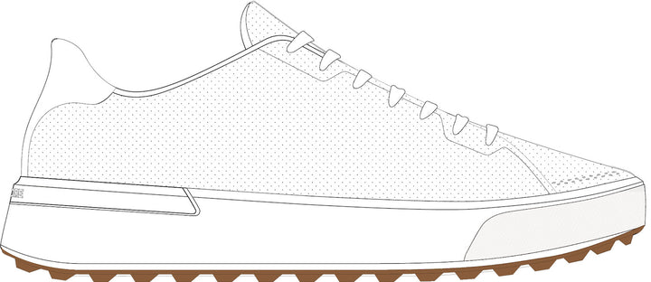 G.112 Perforated Golf Shoe - Snow