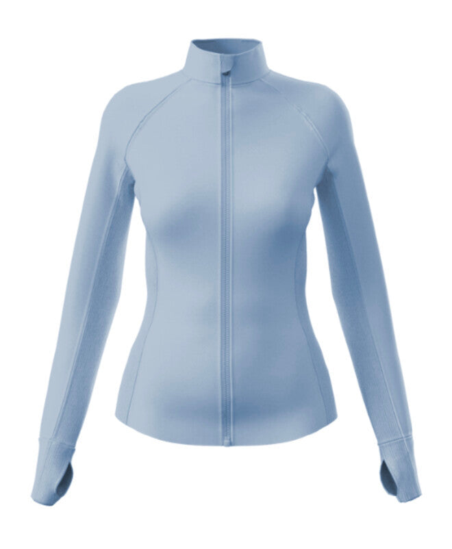 Soleil Full Zip - Wolf Blue