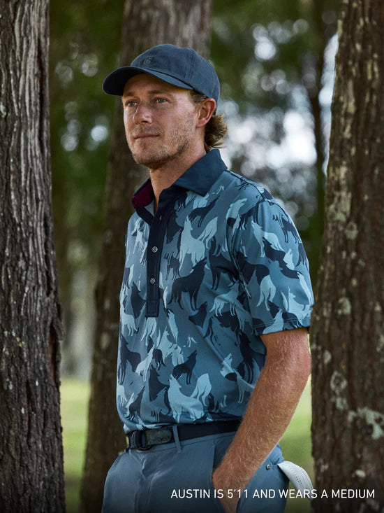 In The Shadows Polo - Vintage Indigo