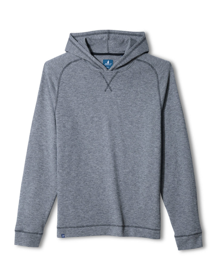 Cotton Blend Hoodie - Black