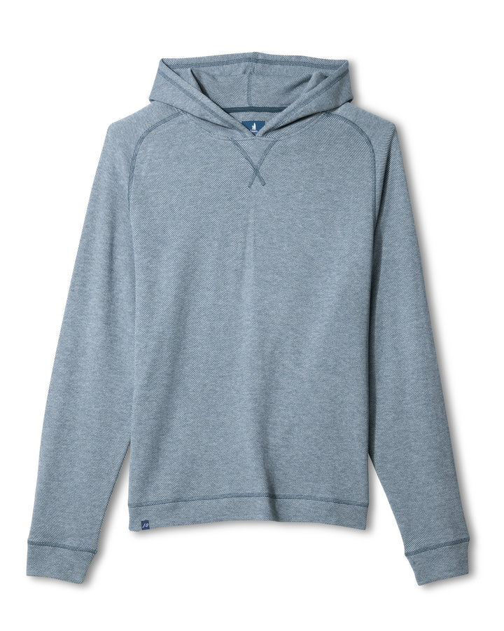 Cotton Blend Hoodie - Midnight Green