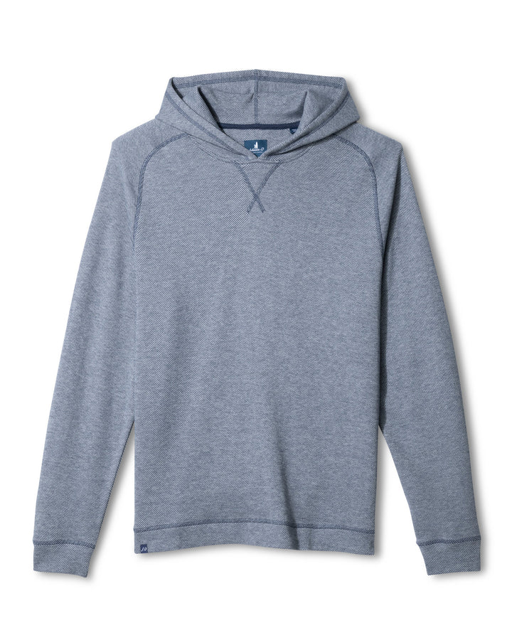 Cotton Blend Hoodie - Midnight Navy