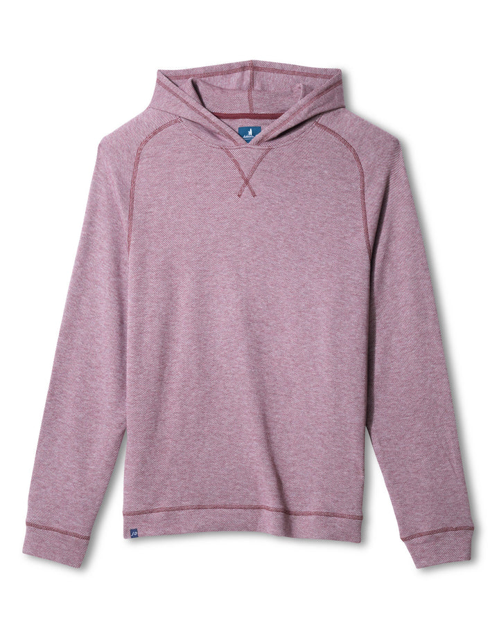 Cotton Blend Hoodie - Maroon 1